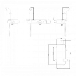 Lemark Смеситель Bellario LM7169CW для биде – фотография-2