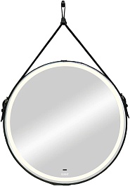 Viant Зеркало Лофт 65x65 черное – фотография-1