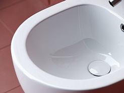 Ceramicanova Подвесное биде Forma CN3010 белое – фотография-2