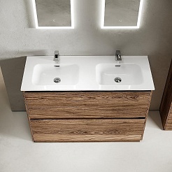 Sancos Тумба под раковину Libra Floor 120-2 дуб чарльстон – фотография-2