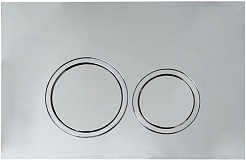 Ceruttispa Клавиша смыва CR05CH хром глянцевый – фотография-1