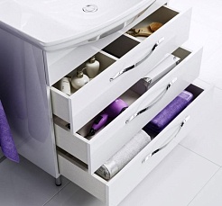 Aqwella Тумба для умывальника Аллегро 85 напольная – фотография-3