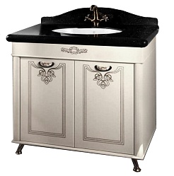 Водолей Мебель для ванной "Анжелика 90" F-3 черная – фотография-6