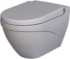 Ambassador Сиденье для унитаза Nord серое матовое – фотография-2