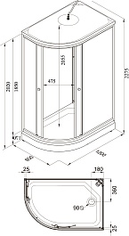 Triton Душевая кабина Риф А 120x80 R – фотография-6