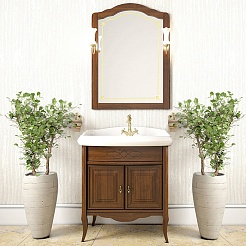 Opadiris Мебель для ванной Лоренцо 80 орех – фотография-1