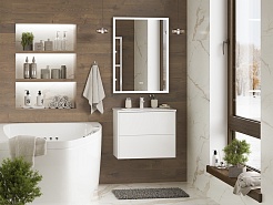 Brevita Мебель для ванной Toy 60 белая – фотография-2