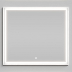 Водолей Зеркало Лайт 90 белый камень – фотография-1