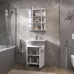 Vigo Мебель для ванной Hoska 60 (Балтика) белая – фотография-3