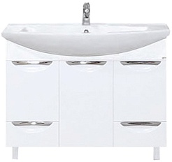 Misty Тумба с раковиной Лаванда 105 с ящиками – фотография-1