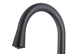 Aquatek Смеситель для кухни AQ1085MB с краном для питьевой воды, матовый черный – фотография-2