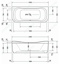 Duravit Акриловая ванна "Esplanade" 700290 – фотография-3