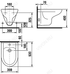 Jika Биде подвесное Olymp 3061.1 – фотография-3