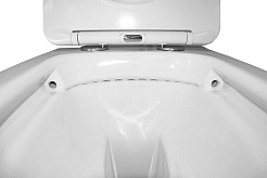 Azario Унитаз подвесной Teramo AZ-0053 SP безободковый белый – фотография-13