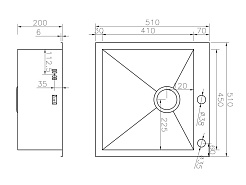 Zorg Кухонная мойка Inox X-5151 – фотография-2