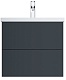 Am.Pm Мебель для ванной Gem 60 графит матовый, с 2 ящиками – картинка-14