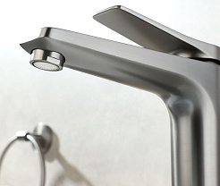 Lemark Смеситель для раковины Bronx LM3737GM графит – фотография-2