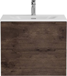 BelBagno Тумба с раковиной Etna 60 подвесная Rovere Moro с раковиной BB-8099-60 – фотография-2