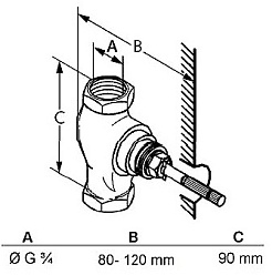 Kludi Смеситель Ambienta 53811 скрытая часть – фотография-2