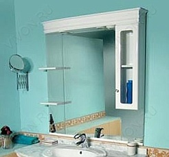 Aquanet Зеркальный шкаф Греция new 110 – фотография-2