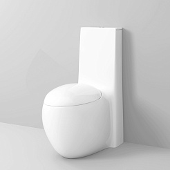 Grossman Унитаз моноблок Solis GR-4424 белый – фотография-5