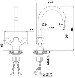 Iddis Смеситель для кухни Acros ACRSB00i05 – фотография-3