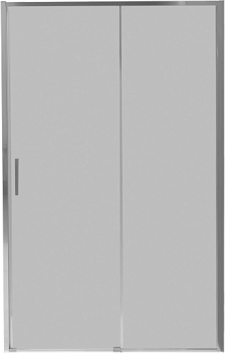 Aquanet Душевая дверь в нишу Pleasure Evo 120 AE65-N120-CT профиль хром стекло прозрачное – картинка-5