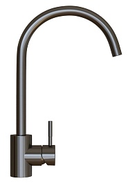 Mixline Смеситель для кухни 35k MLSS-0303BL чёрный графит – фотография-2