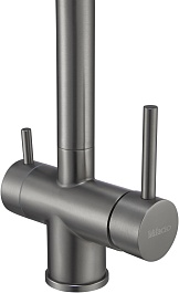Milacio Смеситель для кухни Ultra MCU.558.GM вороненая сталь – фотография-3