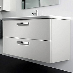 Roca Тумба с раковиной Gap 80 белая пленка – фотография-2