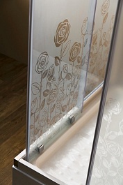 Cezares Душевая дверь в нишу ROSA-BA-1-80-RO-Bi – фотография-2