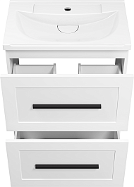 Misty Мебель для ванной Модерн 60 белая – фотография-5