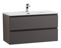BelBagno Тумба под раковину Kraft 80 подвесная Темно-Серый матовый – фотография-1