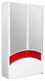 Mixline Зеркало-шкаф Радуга 46 красный – фотография-1