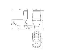 Iddis Унитаз-компакт VIKING ID135 – фотография-3