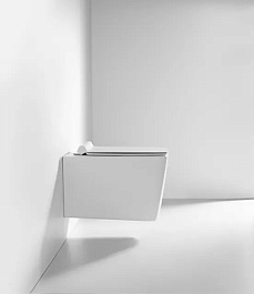 Ceruttispa Унитаз подвесной Viola Aria Tornado CT10583 белый – фотография-3