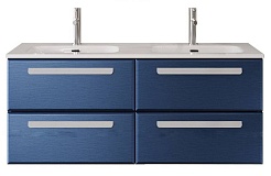 Cezares Тумба с раковиной Eco Cer-N 120 с 4 ящиками sapfiro CZR-8073-120-2 ручки сатин – фотография-1