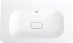 Cezares Тумба с раковиной без отверстия под смеситель Relax 80 подвесная сатин – фотография-11