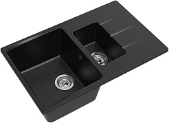 Ewigstein Мойка кухонная Gerd 60KF черный – фотография-1