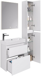 Dreja Мебель для ванной Slim 65 подвесная белая – фотография-4