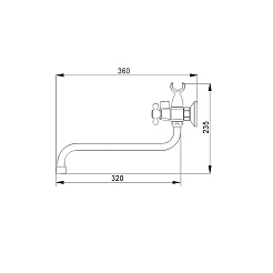 Raiber Смеситель для ванны Eco R1002 – фотография-2