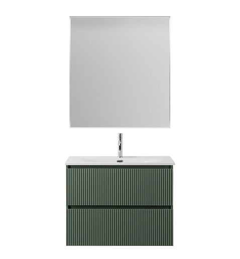 BelBagno Тумба с раковиной Uno mini 80 подвесная Еловый матовый с раковиной BB-8099-3-80 – картинка-9