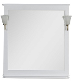 Aquanet Зеркало Валенса 90 белое (180046) – фотография-5