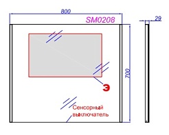 Aqwella Мебель для ванной Манчестер 80 – фотография-3