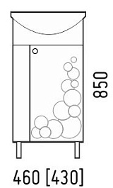 Corozo Мебель для ванной Орфей 45 – фотография-2