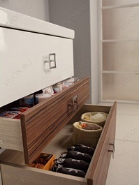 Акватон Комплект Мебели с пеналом "Стамбул 85" эбони темный – фотография-3