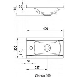 Ravak Тумба с раковиной Classic 40 R береза – фотография-6