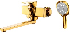 D&K Смеситель "Berlin Touro DA1433303" золото для ванны – фотография-1