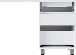 Vivon Тумба под раковину над стиральной машиной Harper 120 напольная белый глянец – фотография-8