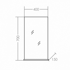 СанТа Мебель для ванной Лондон 40 подвесная – фотография-5